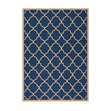 Christopher Knight Home® - Noble House - Serafin Indoor Geometric 8 X 11 Area Rug, Navy and Ivory