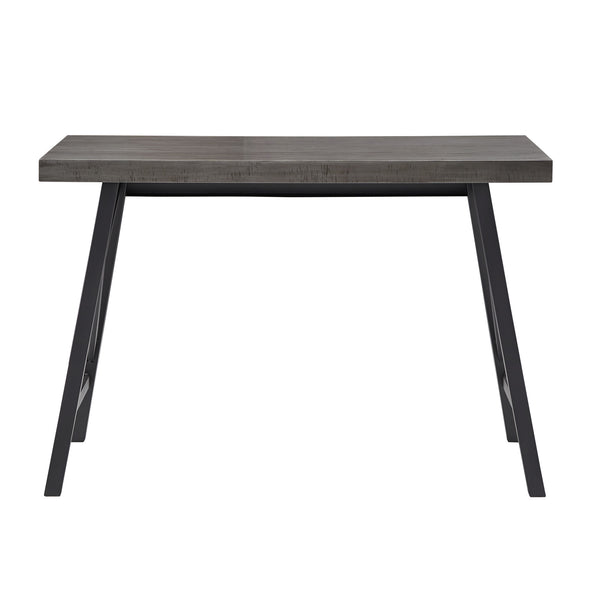 Homelegance By Top-Line Alastor Rustic X-Base Desk Grey MDF