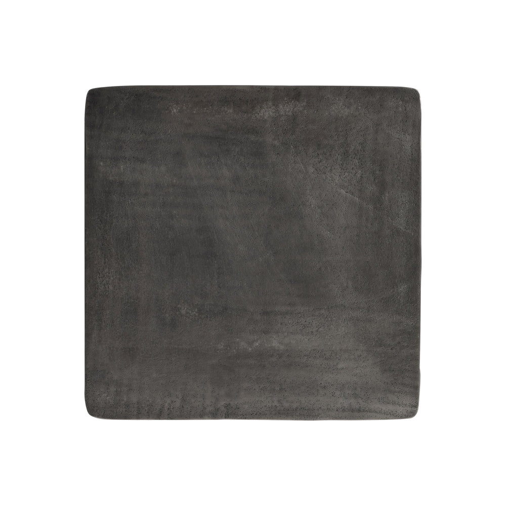 Bernhardt Bernhardt Argo Side Table With Graphite Cast Aluminum Teardrop Base, Square Top, Durable Outdoor-Friendly Finish 328404