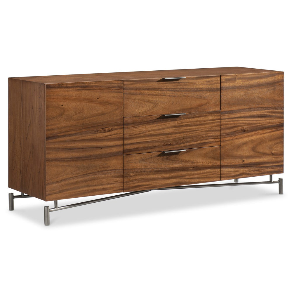 Bernhardt Bernhardt Brasea Solid Suar Wood Buffet with Adjustable Shelves and Soft Close Drawers 394134