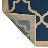 Christopher Knight Home® - Noble House - Serafin Indoor Geometric 8 X 11 Area Rug, Navy and Ivory