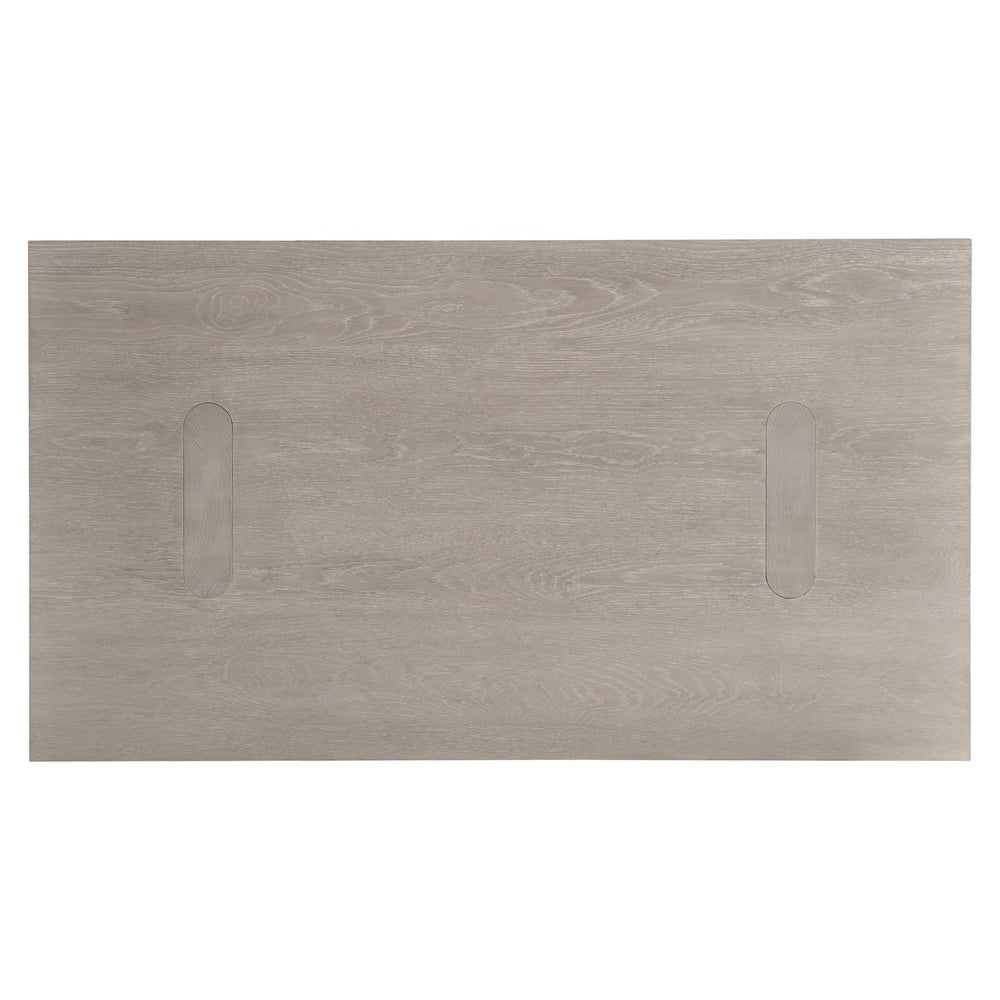 Bernhardt Bernhardt Norden Larza Wire-Brushed Oak Cocktail Table — Half-Circle Top, Torii-Inspired Sculptural Design 545015