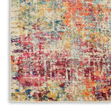 Nourison Celestial CES13 Machine Made Power-loomed Borderless Design Indoor Only Modern & Contemporary  Rug Pink,Multicolor, Multicolor 100% Polypropylene 99446482969