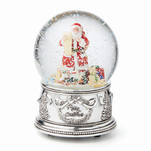 Lenox Reed and Barton Winter Traditions Santa Musical Snow Globe Multi, NO COLOR MULTI 894991