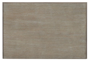 Hooker Furniture Affinity Leg Nightstand With Greige Wire-Brushed Oak, Rounded X-Motif Legs, Pewter Pull, 18X28x29" 6050-90015-GRY