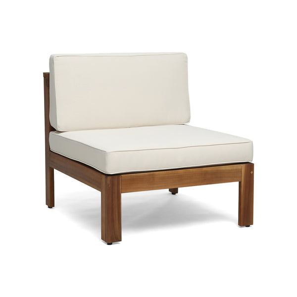 English Elm Cambridge Acacia Wood Outdoor L Shaped Sectional Sofa Set with Teak Finish Patio 63705.00BGE