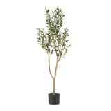 Christopher Knight Home® - Noble House - Taos 4' X 1.5' Artificial Olive Tree, Green