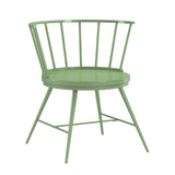 Homelegance By Top-Line Maverick Low Back Windsor Classic Dining Chairs (Set of 2) Green Engineered Wood