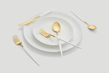 Lenox Cambridge Mazzy Gold with White-Handle 20-Piece Flatware Set NO COLOR METAL 306320CKG12DS