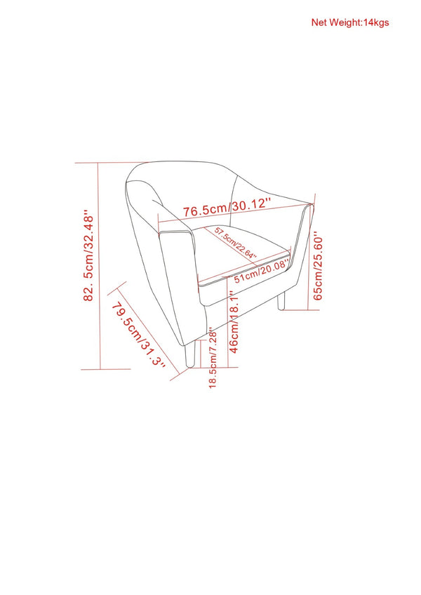 English Elm Thorne Accent Chair In Shadow Grey - Modern Comfort, Durable Design & Versatile Seating For Any Space B136P159635-GIGA