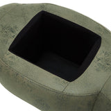 Homelegance By Top-Line Brax Animal Storage Ottoman Green Polyester