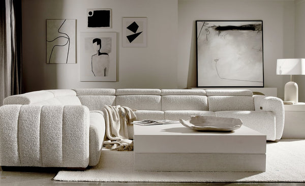 Bernhardt Bernhardt Aldo Sectional With Power Motion, Usb Ports, Channel Detailing, Award-Winning Design Comfort K1975