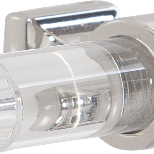 Bernhardt Bernhardt Cerused Greige Oak Cocktail Table With Lacquered White Drawers, Lucite Hardware & Casters 442027