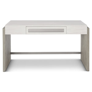 Bernhardt Bernhardt Foundations Desk — Two‑Tone Rustic Modern Writing Desk With Soft‑Close Drawer, Steel Accents 306512
