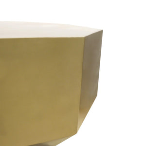 Pasargad Home Dorian Copper Finish Coffee Table - Modern Geometric Design For Chic Living Spaces Brass Iron Prr-021brs