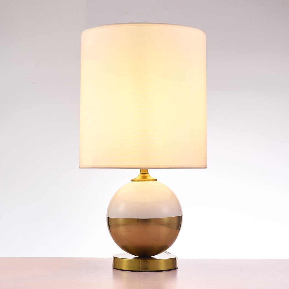 Pasargad Home Senato Modern Metal & Acrylic Table Lamp - Chic White/Gold Design For Any Room White Metal & Acrylic Pmt-20