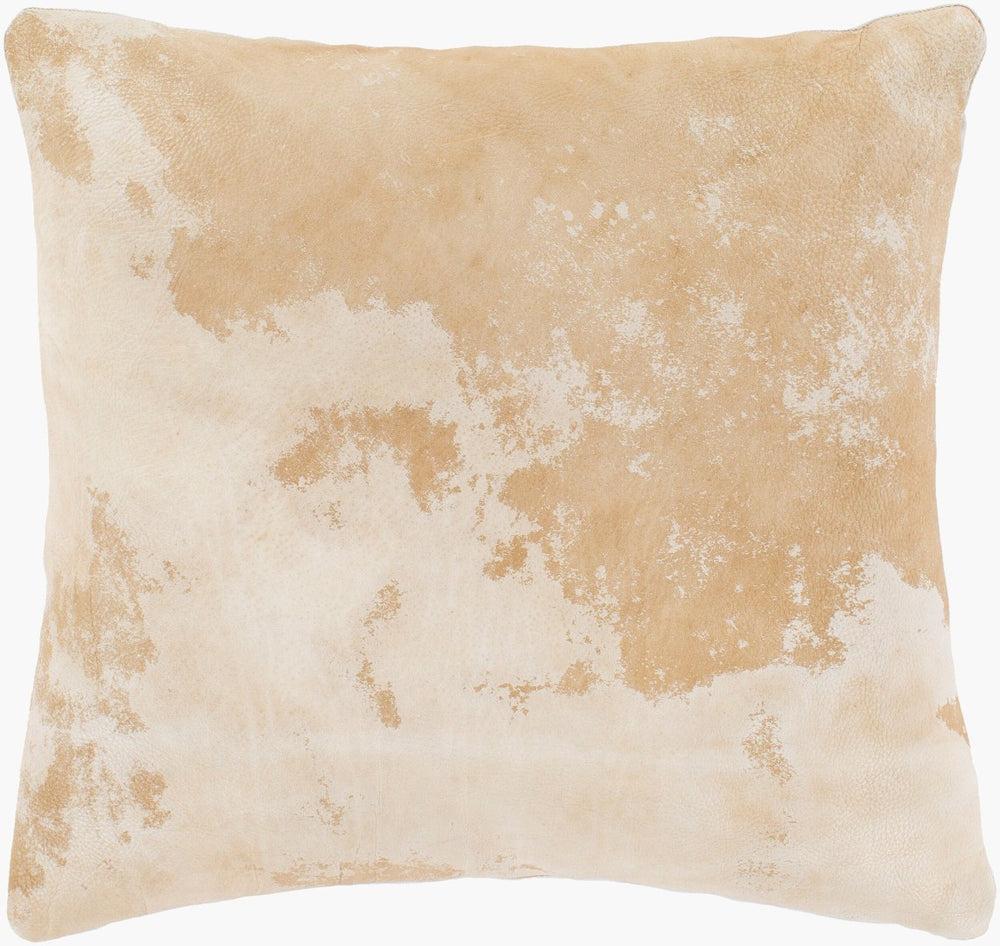 Surya Kansas Artisan Cotton Leather Blend Throw Pillow Rustic Lodge Cabin Sofa Accent KAA002-2020D