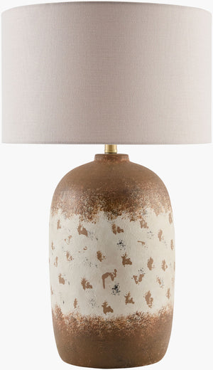 Livabliss Kaari Felt and Metal Accent Table Lamp Warm Ambient Glow for Living Room or Bedroom KAAR-001