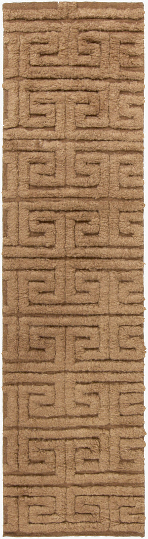 Surya Kabru 2' X 3' Handmade Wool Rug - Modern Decor Essential With Plush Pile & One Year Warranty Brown Wool Kab8001-268