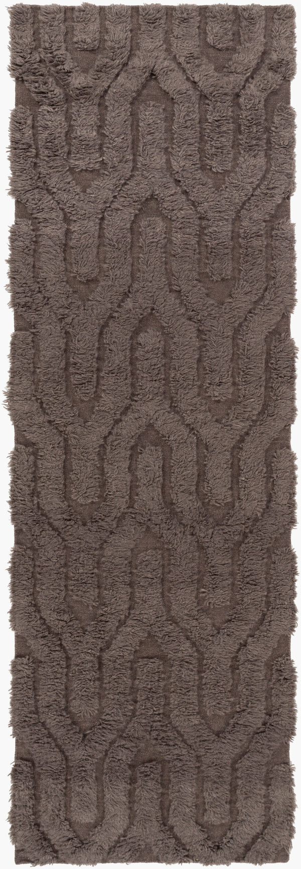 Surya Kabru 2' X 3' Handmade Wool Rug - Modern Decor Essential With Plush Pile & One Year Warranty Charcoal Wool Kab8004-268