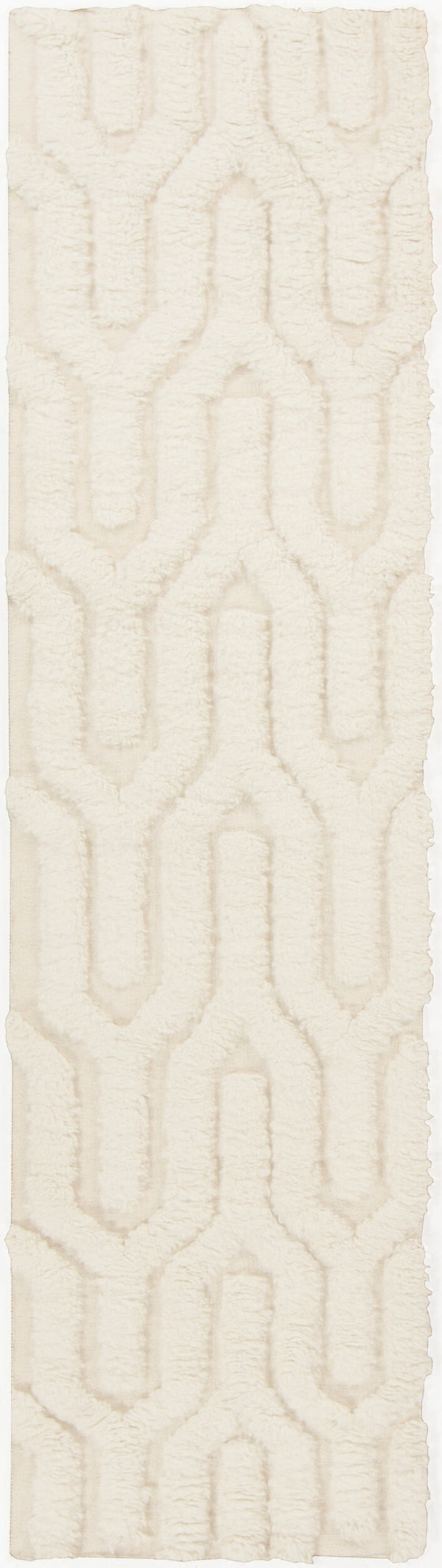 Surya Kabru 2' X 3' Handmade Wool Rug - Modern Decor Essential With Plush Pile & One Year Warranty Cream Wool Kab8006-268