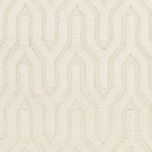 Surya Kabru 2' X 3' Handmade Wool Rug - Modern Decor Essential With Plush Pile & One Year Warranty Cream Wool Kab8006-268