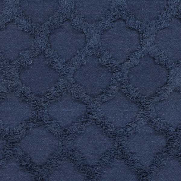 Surya Kabru 2' X 3' Handmade Wool Rug - Modern Decor Essential With Plush Pile & One Year Warranty Navy Wool Kab8011-268