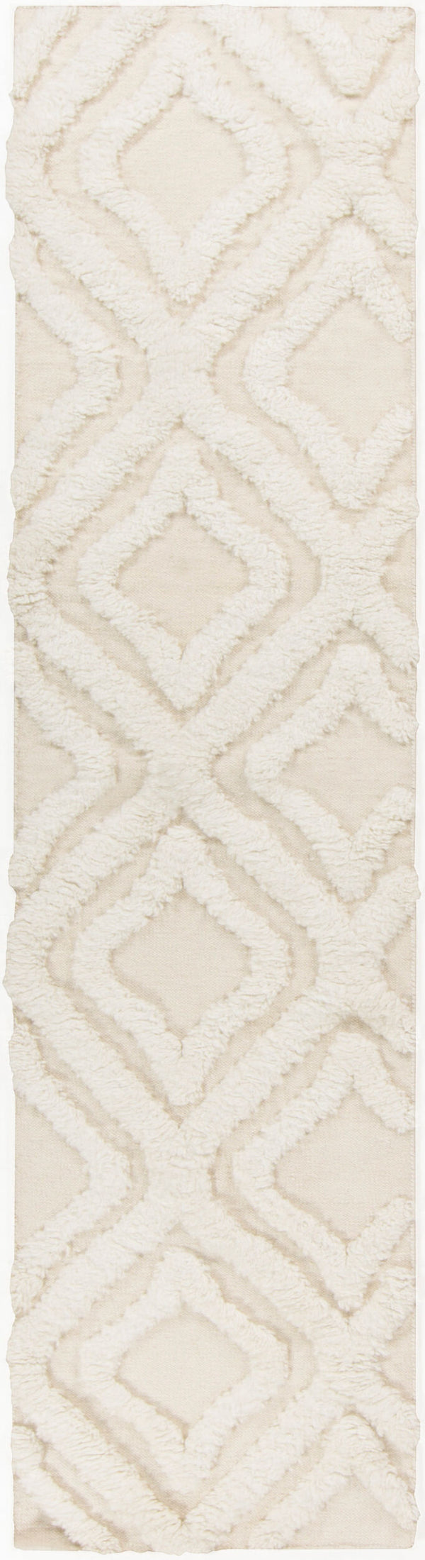 Surya Kabru 2' X 3' Handmade Wool Rug - Modern Decor Essential With Plush Pile & One Year Warranty Cream Wool Kab8015-268