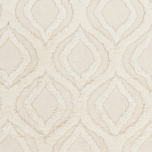 Surya Kabru 2' X 3' Handmade Wool Rug - Modern Decor Essential With Plush Pile & One Year Warranty Cream Wool Kab8015-268