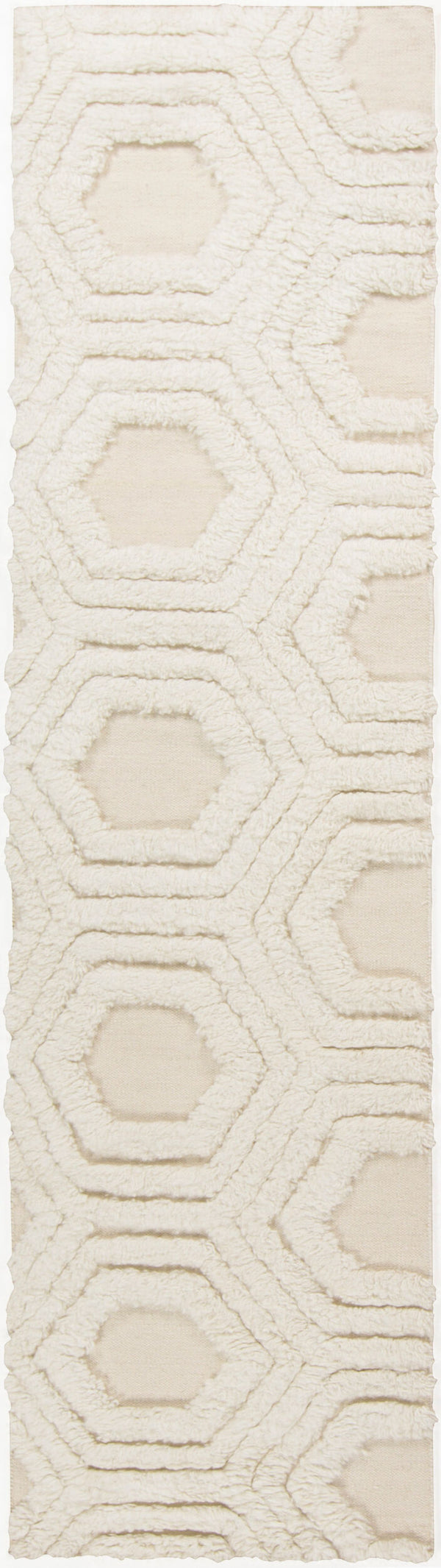 Surya Kabru 2' X 3' Handmade Wool Rug - Modern Decor Essential With Plush Pile & One Year Warranty Cream Wool Kab8017-268