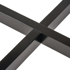 English Elm Christopher Knight Home® - Modern Bar Height Dining Table with Durable High-Pressure Laminate Top and Sleek Rubberwood Legs, Black Finish Cement Grey 65503.00CEM