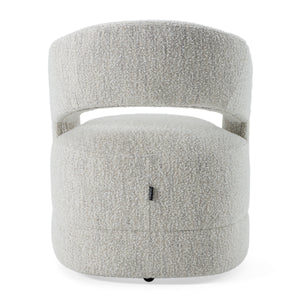 Vig Furniture Modrest Kadoka - Elegant Light Grey Swivel Dining Chair For Modern Spaces & Timeless Comfort Light Grey  Vgkk-kf-y2228-ltgry