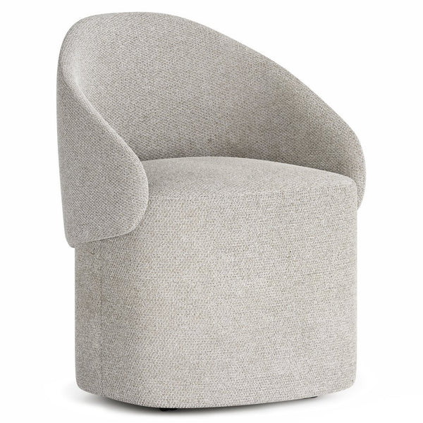 Bernhardt Bernhardt Tempo Barrel Arm Chair — Rustic Modern Swivel Lounge With Hidden Casters, Deep Comfort Seat 346548