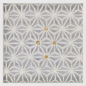 Surya Kaagaz 24" Framed Wall Art - Modern Polystyrene & Paper Decor For Stylish Home Interiors Main, White,Frame, Paper,Polystyrene Kag001-2424