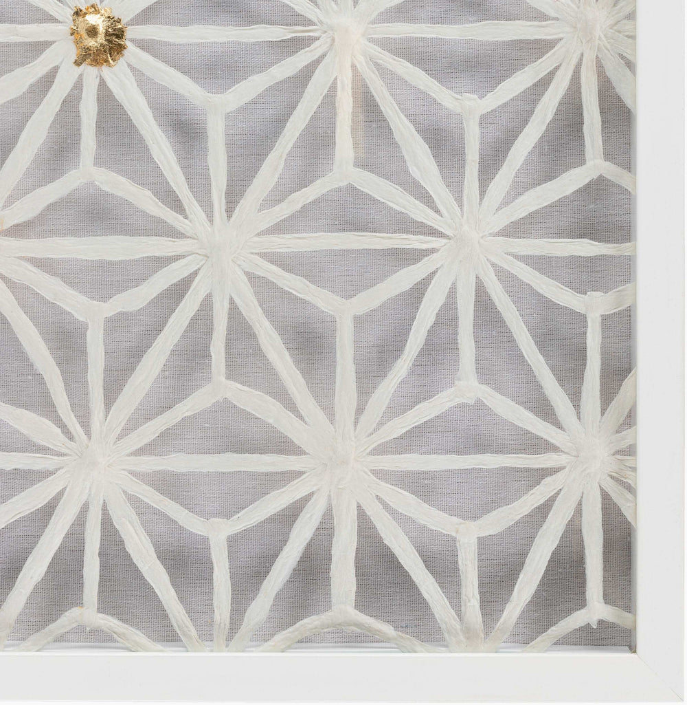 Surya Kaagaz 24" Framed Wall Art - Modern Polystyrene & Paper Decor For Stylish Home Interiors Main, White,Frame, Paper,Polystyrene Kag001-2424