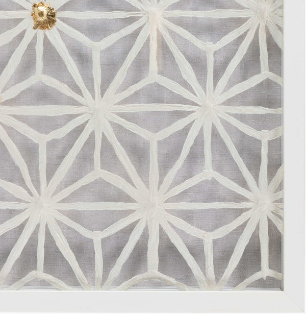 Surya Kaagaz 24" Framed Wall Art - Modern Polystyrene & Paper Decor For Stylish Home Interiors Main, White,Frame, Paper,Polystyrene Kag001-2424