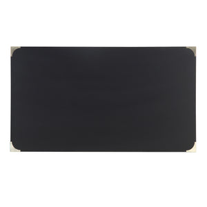 Homelegance By Top-Line Beatrix X-Base Wood Accent Campaign Writing Desk Black MDF