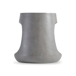 Bernhardt Bernhardt Sereno Sculptural Round Side Table — Lightweight Cast Resin Sasso Finish, Adjustable Glides For Stability 329123