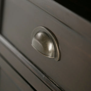 English Elm Burlington Tall Tv Media Stand In Rich Mahogany Brown - Classic Design With Ample Storage & Style B136P159511