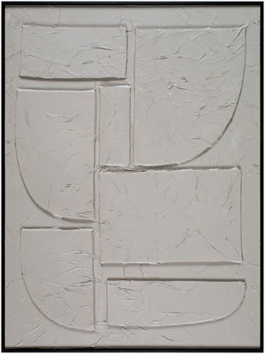 Livabliss Kako Hand-painted Minimalist Framed Wall Art for Living Room or Hallway Decor KAKO006-36482