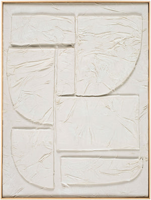 Livabliss Kako Large Format Hand Painted Minimalist Wall Art Framed for Modern Living Spaces KAKO007-36482