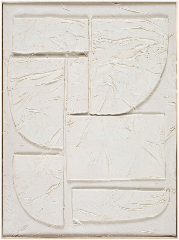 Livabliss Kako Hand-painted Minimalist Framed Wall Art Large Format Modern Gallery Piece KAKO008-36482
