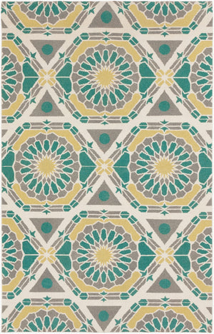 Surya Kaleidoscope 2' X 3' Handmade Wool Rug - Vivid Geometric Patterns For Timeless Home Style & Comfort Olive Wool Kal8001-58