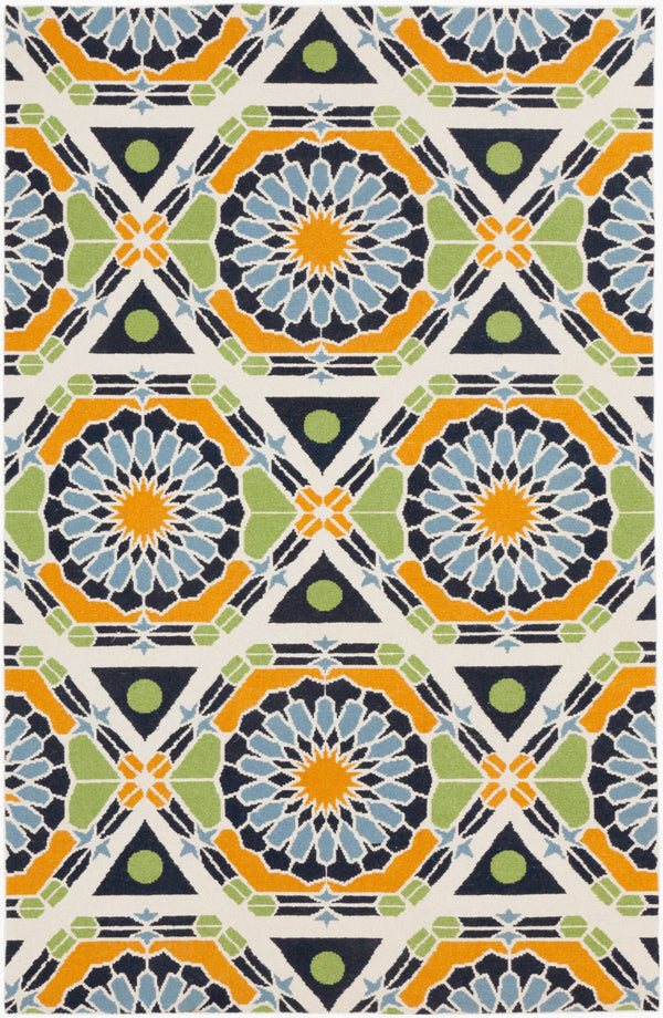 Surya Kaleidoscope 2' X 3' Handmade Wool Rug - Vivid Geometric Patterns For Timeless Home Style & Comfort Ivory Wool Kal8002-811