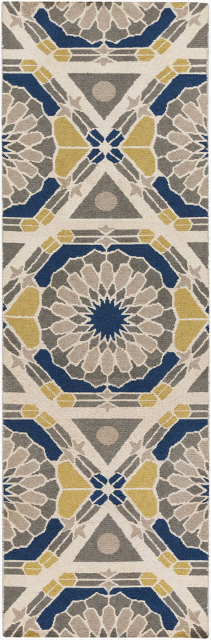 Surya Kaleidoscope 2' X 3' Handmade Wool Rug - Vivid Geometric Patterns For Timeless Home Style & Comfort Ivory Wool Kal8003-268