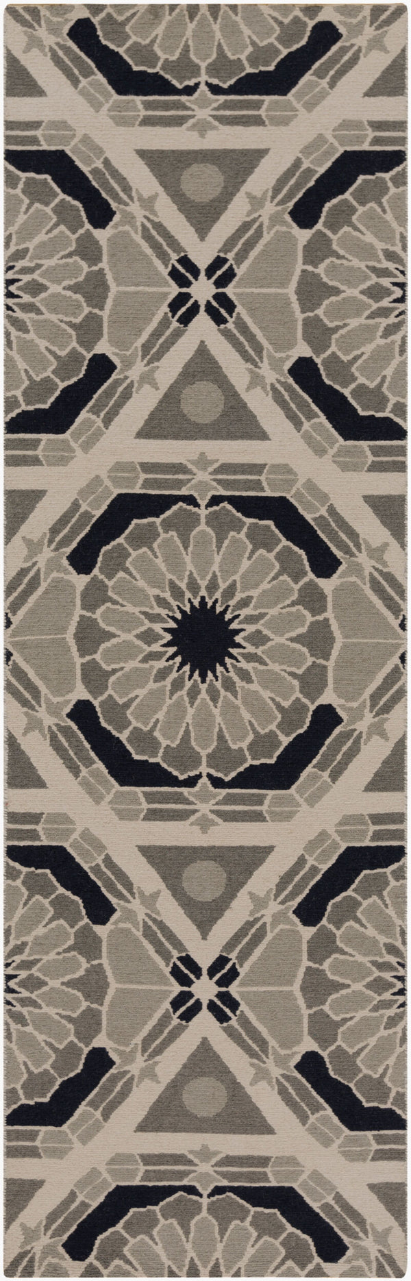 Surya Kaleidoscope 2' X 3' Handmade Wool Rug - Vivid Geometric Patterns For Timeless Home Style & Comfort Beige Wool Kal8004-268