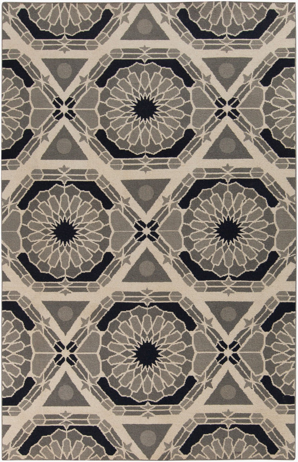 Surya Kaleidoscope 2' X 3' Handmade Wool Rug - Vivid Geometric Patterns For Timeless Home Style & Comfort Beige Wool Kal8004-811