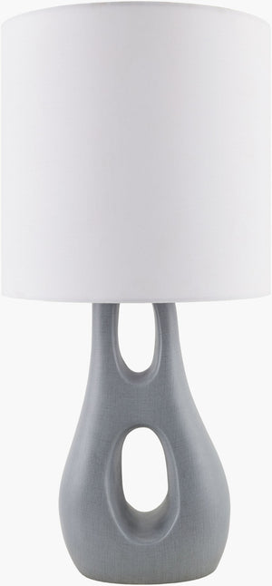 Surya Kaelix Linen Shade Accent Table Lamp Warm Ambient Glow for Modern Living Spaces KALX-001