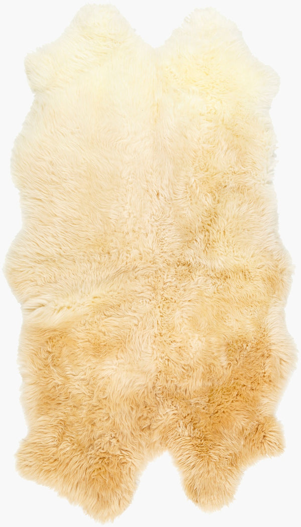 Livabliss Kapuni Genuine Sheepskin Handmade Area Rug Plush Pile Bedroom Living Room Accent KAP2305-36
