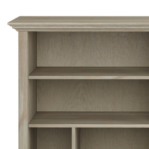 English Elm Amherst Multi Cube Bookcase - Farmhouse Storage Unit In Distressed Grey For Stylish Organization B136P158344